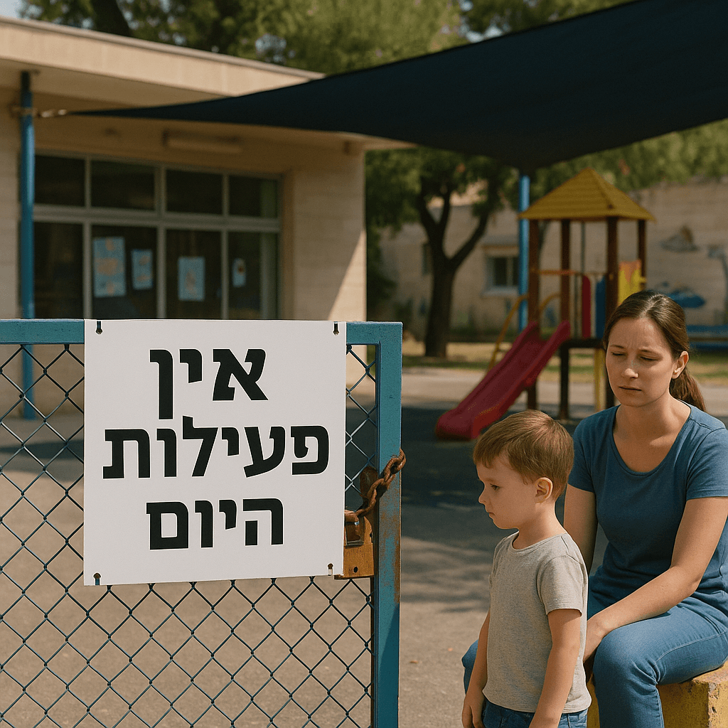 שביתה בגני הילדים: מה עומד מאחורי זה ואיך מתמודדים בבית